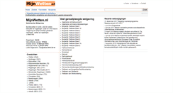 Desktop Screenshot of mijnwetten.nl